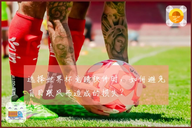 选择世界杯竞猜软件时，如何避免盲目跟风而造成的损失？